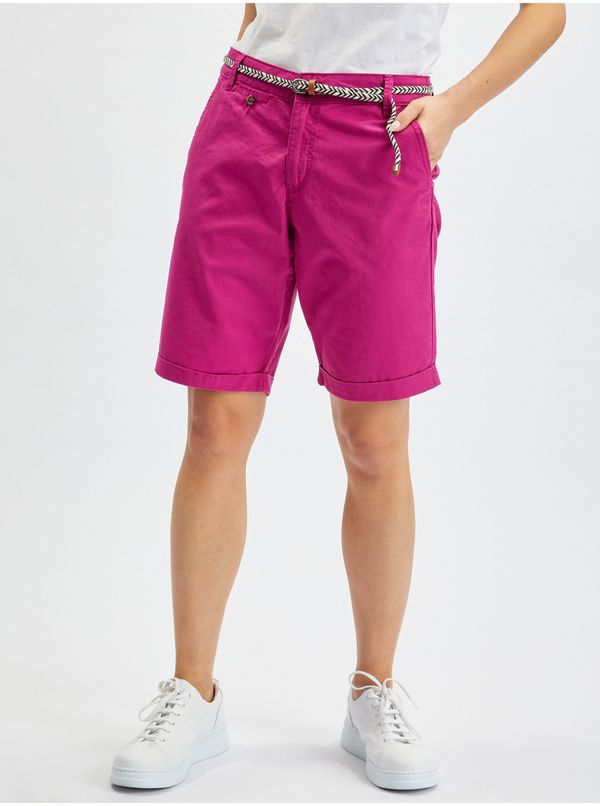 Orsay Orsay Dark Pink Women Shorts - Women