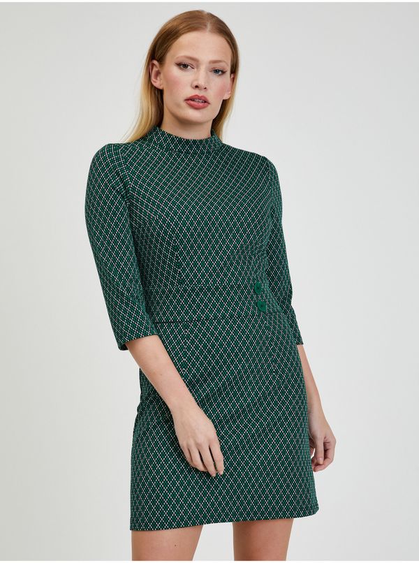 Orsay Orsay Green Ladies Patterned Dress - Women
