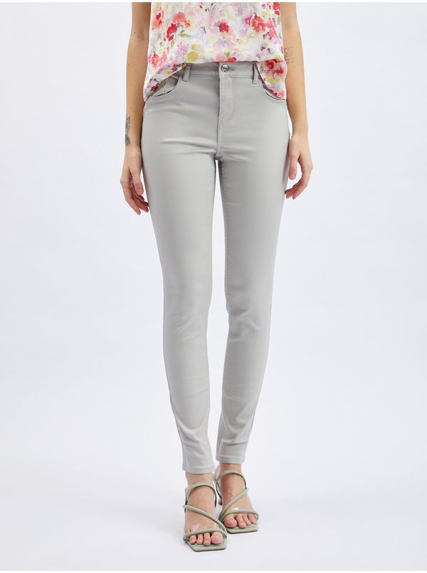 Orsay Orsay Light gray womens skinny fit jeans - Women