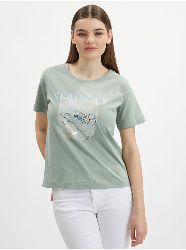 Orsay Orsay Light Green Womens T-Shirt - Women