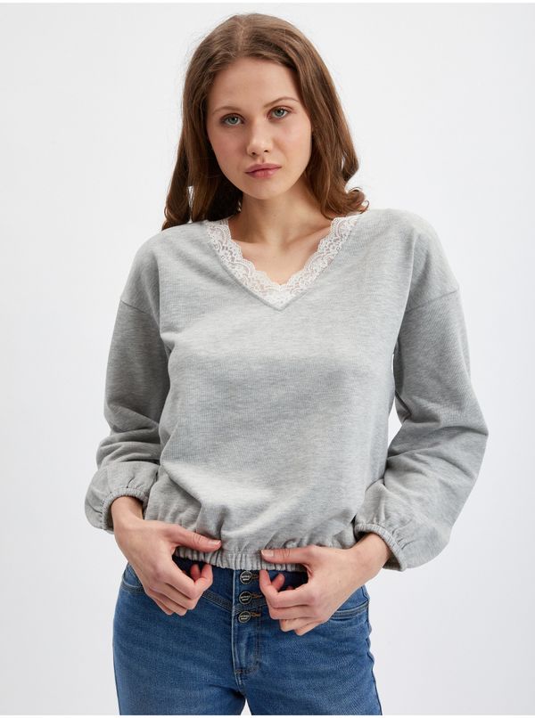 Orsay Orsay Light Grey Women Facial Sweatshirt - Women