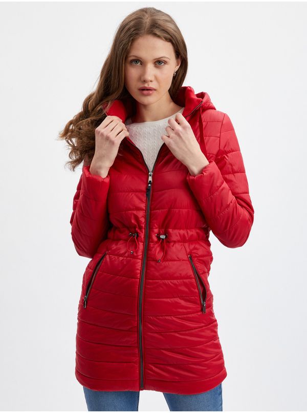 Orsay Orsay Red Ladies Quilted Coat - Women