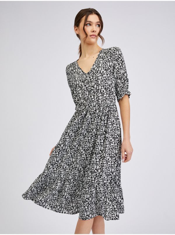Orsay Orsay White-Black Women Flowered Dress - Women
