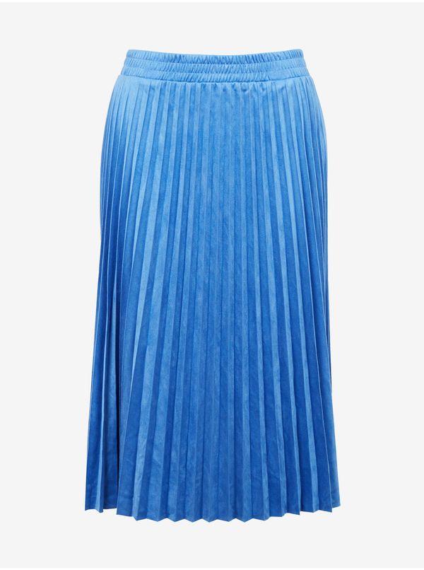 Orsay Pleated Blue Midi Skirt ORSAY - Women