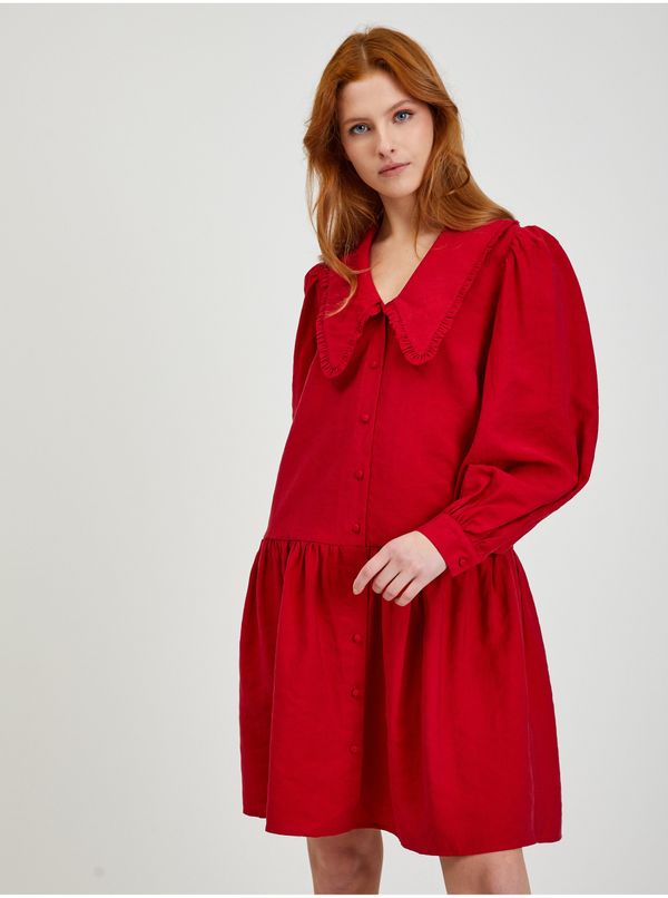 Orsay Red Ladies Shirt Dress ORSAY - Ladies