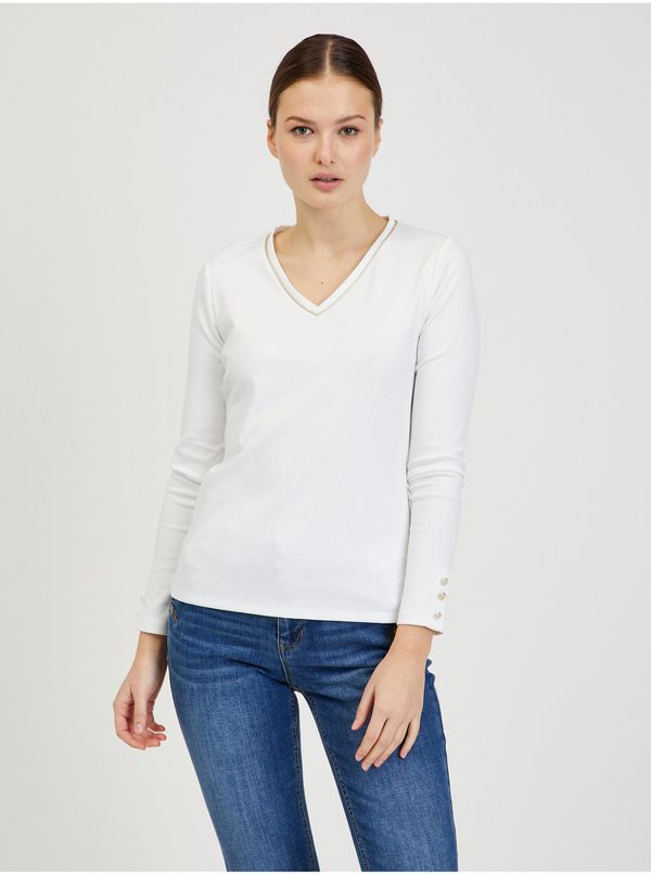 Orsay White Women's Long Sleeve T-Shirt ORSAY - Women