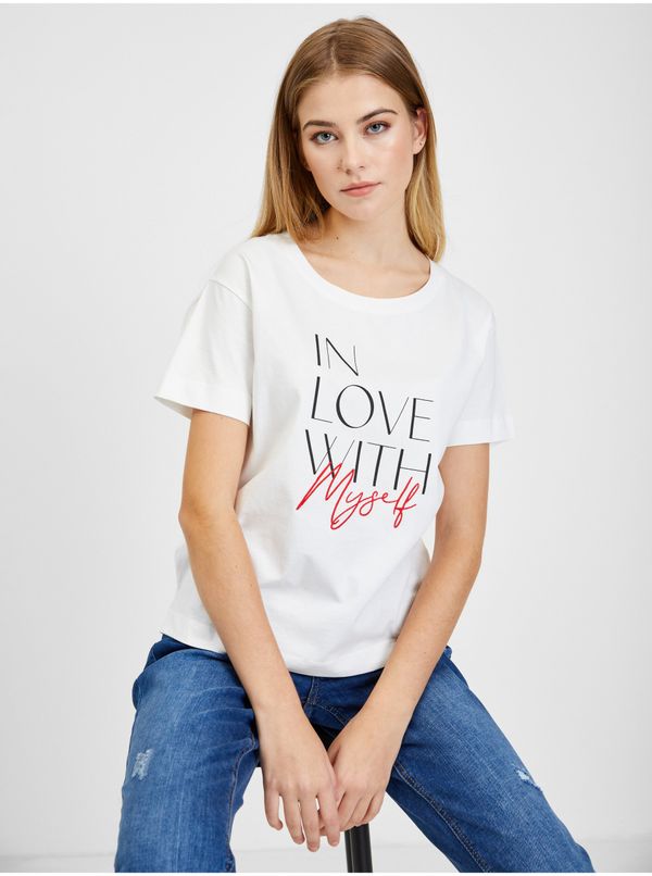 Orsay White Women's T-Shirt ORSAY - Women