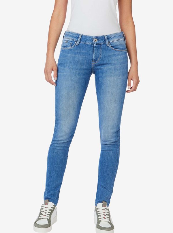 Pepe Jeans Blue Womens Skinny Fit Jeans Soho Jeans Jeans Soho - Women