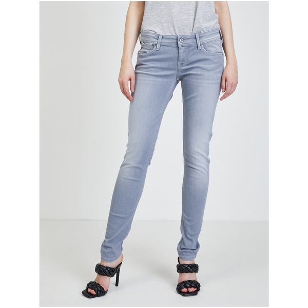 Pepe Jeans Light Grey Women's Skinny Fit Jeans Jeans Jeans - Women
