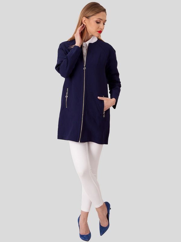 PERSO PERSO Woman's Coat BLE910007F Navy Blue