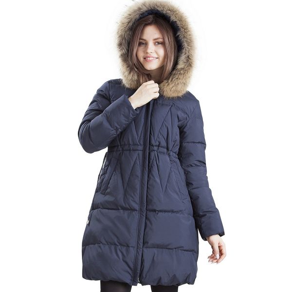 PERSO PERSO Woman's Jacket BLH201039F Navy Blue