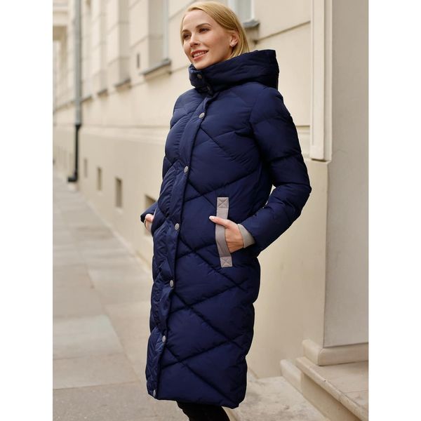 PERSO PERSO Woman's Jacket BLH919064F Navy Blue