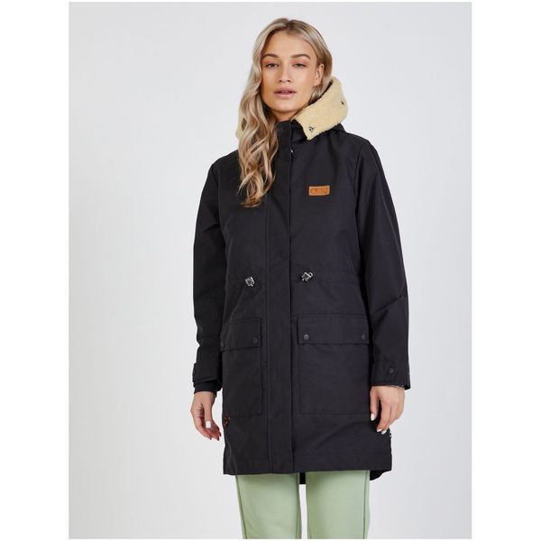 Picture Black Women's Parka Hooded Picture - Women