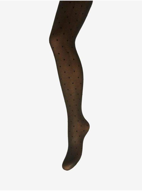 Pieces Black polka dot tights Pieces New Nikoline 20 DEN - Ladies