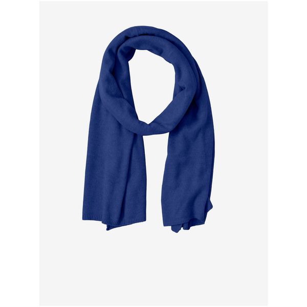 Pieces Blue Scarf with Wool Pieces Debbie - Women