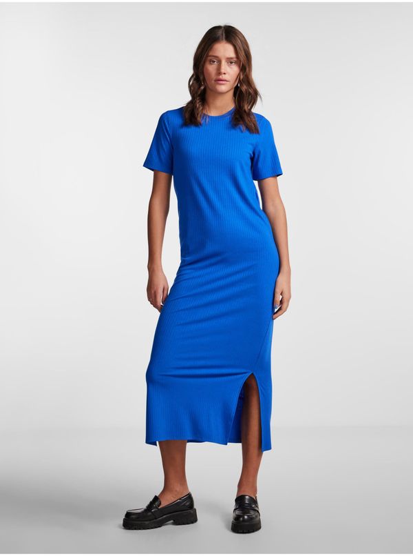 Pieces Blue Women's Basic Maxi-Dresses Pieces Kylie - Women