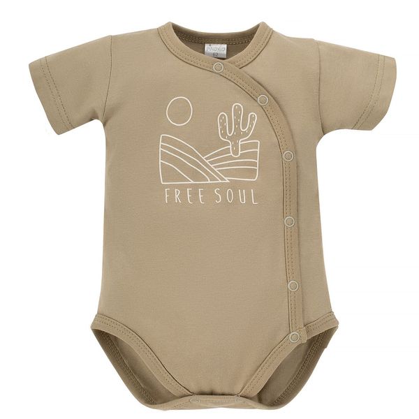 Pinokio Pinokio Kids's Free Soul Shortsleeve Buttoned Bodysuit