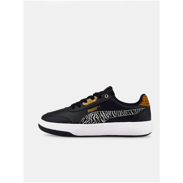 Puma Black Women's Leather Sneakers Puma Tori Safari - Women