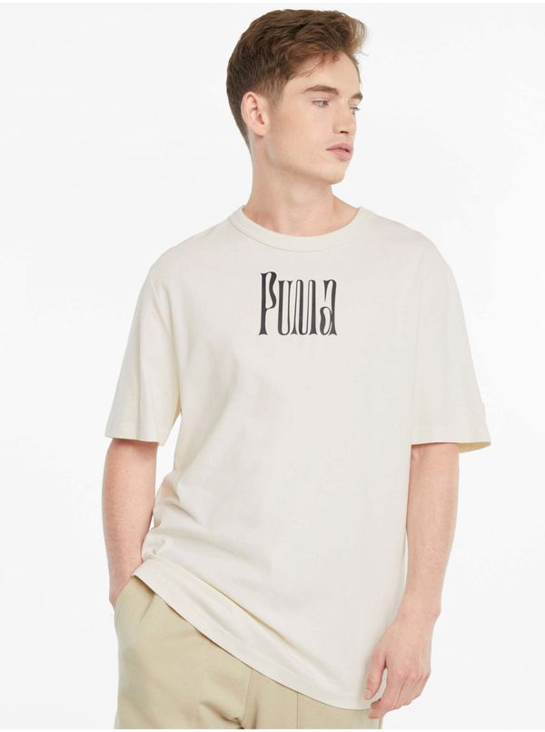 Puma Cream Men's T-Shirt Puma Downtown - Men