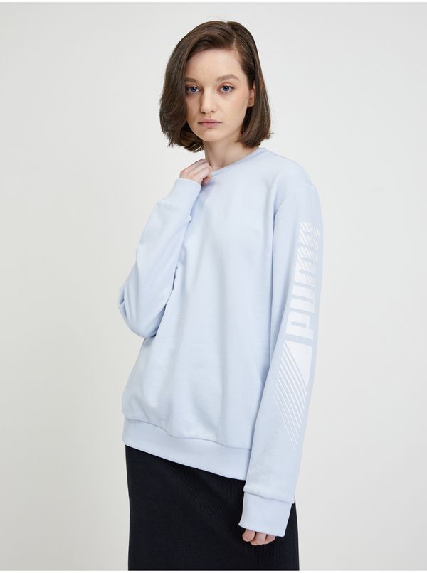 Puma Light Blue Women's Sweatshirt Puma - Women