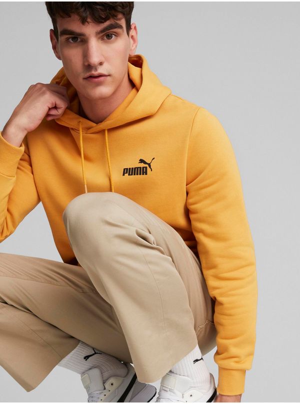 Puma Orange Mens Hoodie Puma - Men