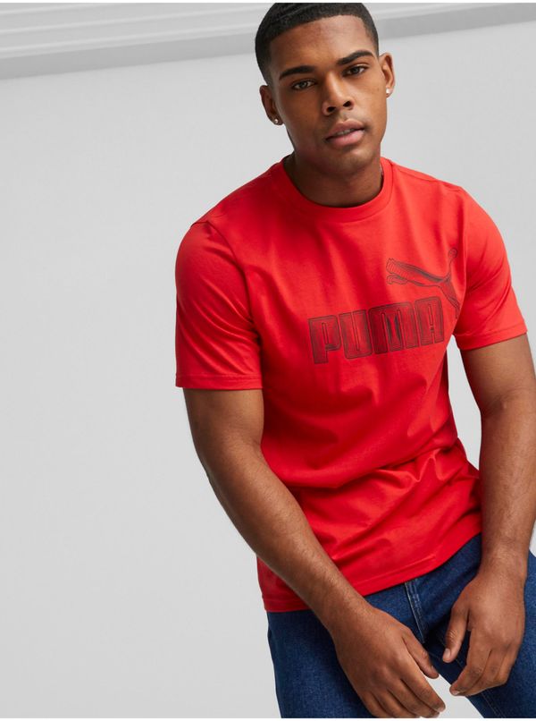 Puma Red Men's T-Shirt Puma - Men's