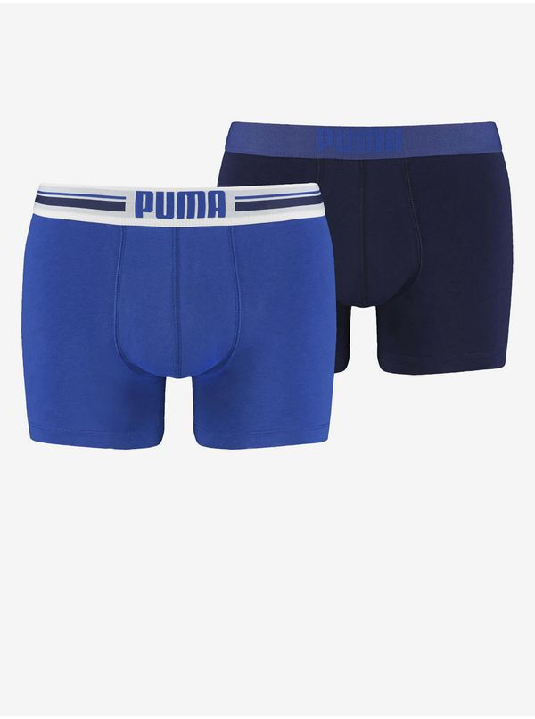 Puma Set of two men's boxers in blue Puma - Men