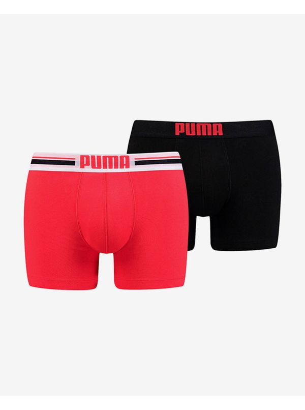 Puma Set of two men's boxers in red and black Puma - Men's