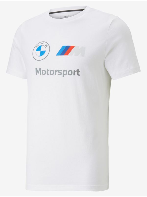 Puma White Men's T-Shirt Puma BMW MMS - Men