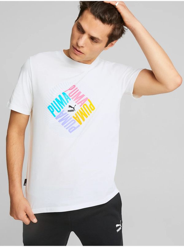 Puma White Men's T-Shirt Puma - Men