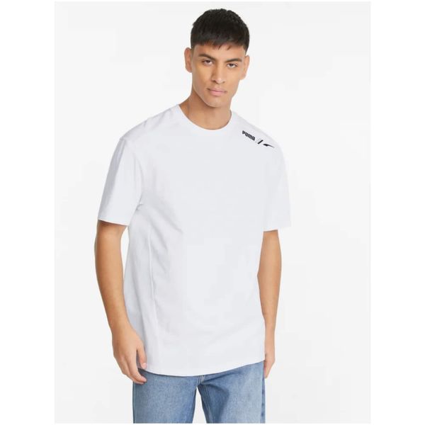 Puma White Men's T-Shirt Puma Rad/Cal - Men