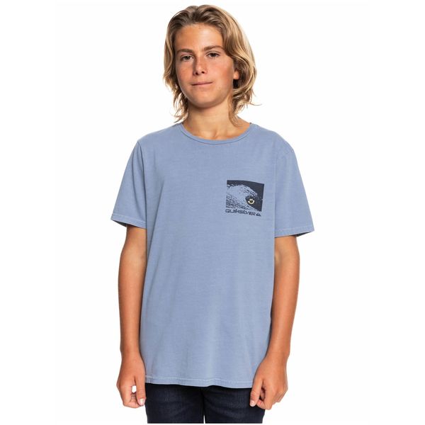Quiksilver Light Purple Boys T-Shirt Quiksilver Smiley Waves - Boys
