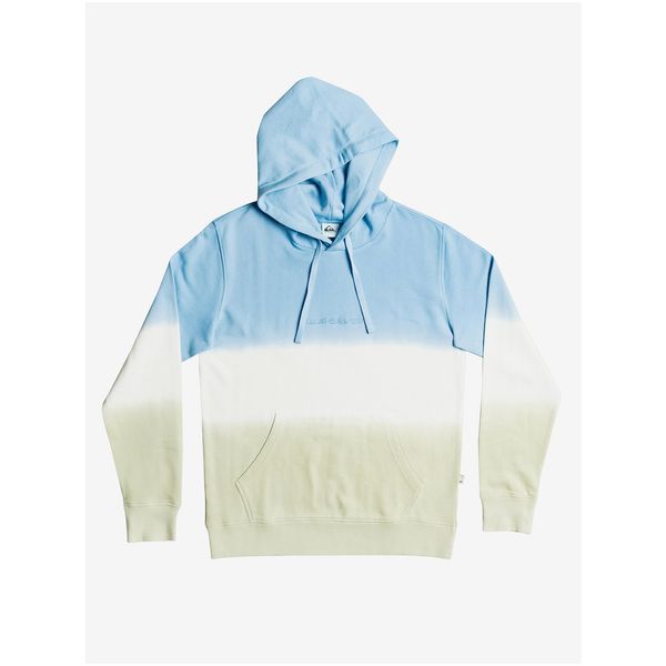 Quiksilver White-Blue Men's Hoodie Quiksilver - Men