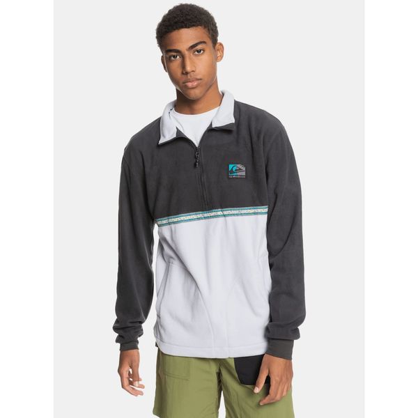 Quiksilver White-Grey Sweatshirt Quiksilver Quiksilver - Men