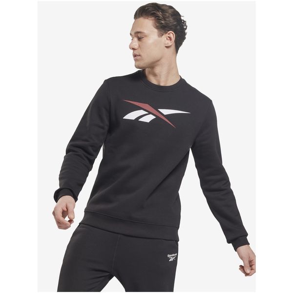Reebok Black Men's Sports Sweatshirt Reebok Vector - Men's