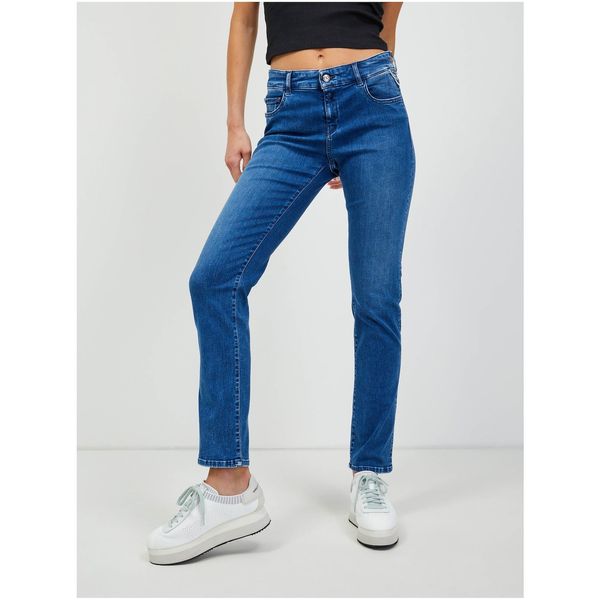 Replay Blue Women's Straight Fit Jeans Replay - Women