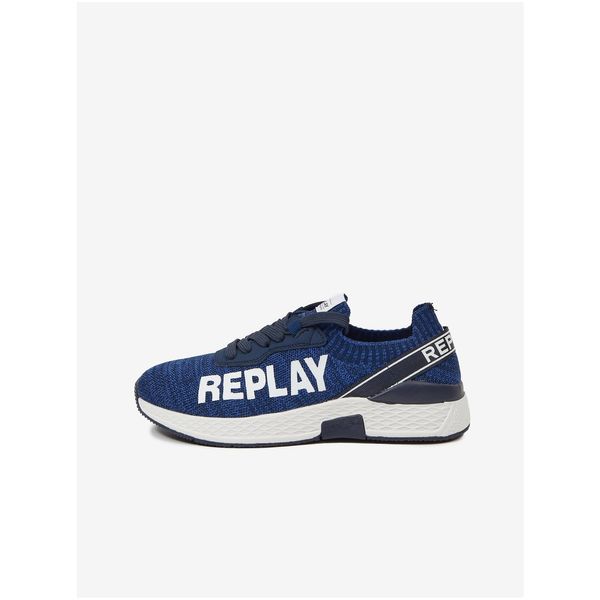 Replay Dark Blue Kids Sneakers Replay - Girls