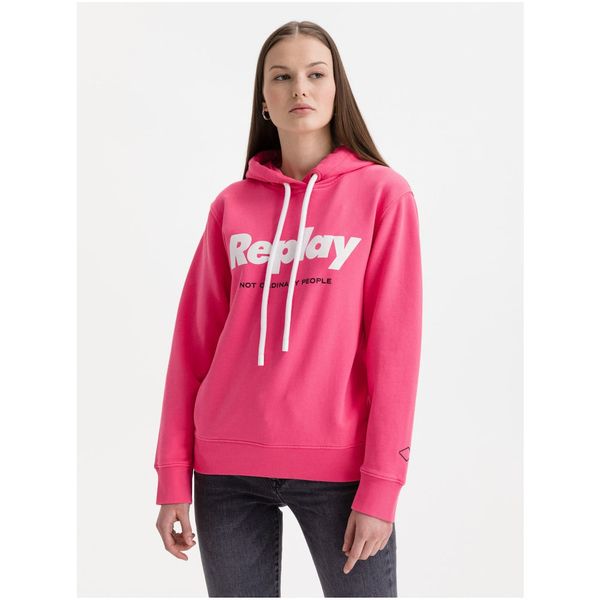 Replay Pink Women's Hoodie Replay - Women