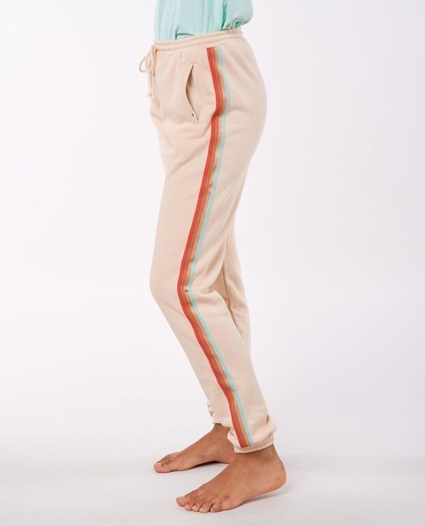 Rip Curl Sweatpants Rip Curl STRIPED TRACKPANT Off White