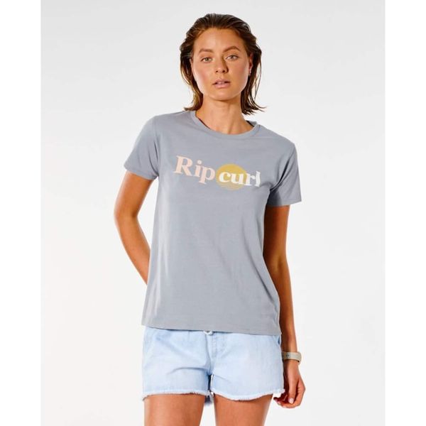 Rip Curl T-shirt Rip Curl SUNSET STANDARD TEE Blue Gray