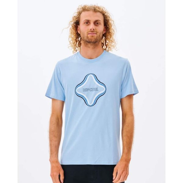 Rip Curl T-shirt Rip Curl SURF REVIVAL VIBRATIONS TEE Bells Blue