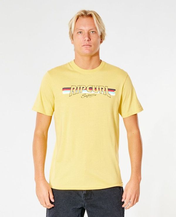 Rip Curl T-shirt Rip Curl SURF REVIVAL YEH MUMMA TEE Retro Yellow