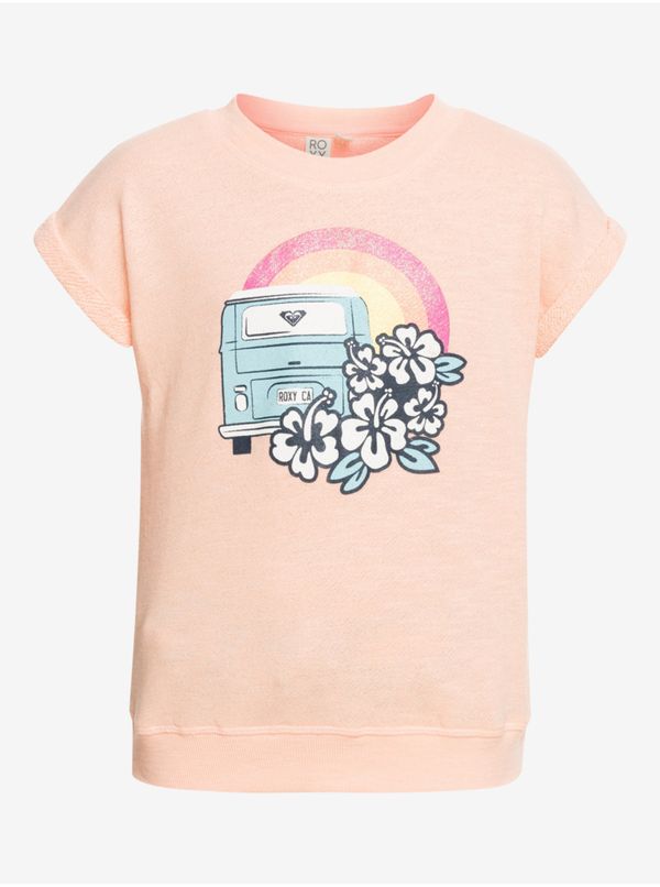 Roxy Apricot Girls T-Shirt Roxy Shine Ya - Girls