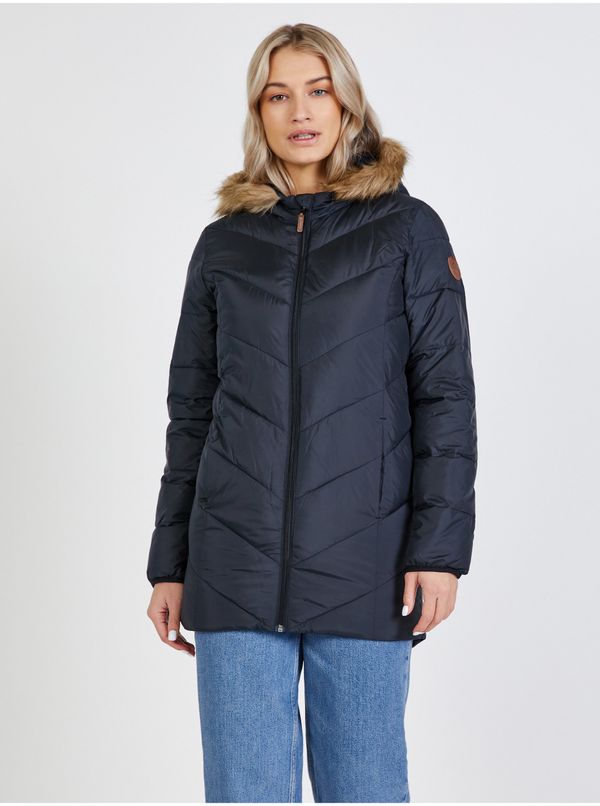 Roxy Black Girly Quilted Jacket Roxy - Unisex