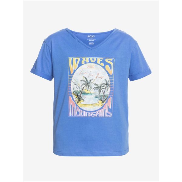Roxy Blue Girl T-Shirt Roxy Give Me Everything - Girls
