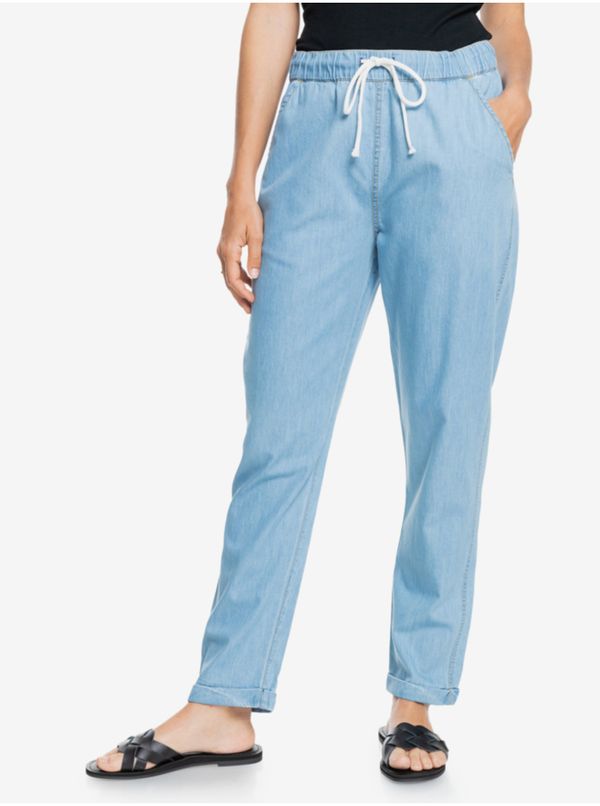 Roxy Light Blue Women's Straight Fit Jeans Roxy Slow Swell - Women