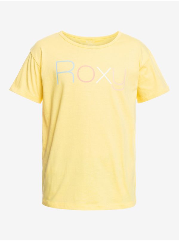 Roxy Yellow Girl T-Shirt Roxy Day and Night - Girls