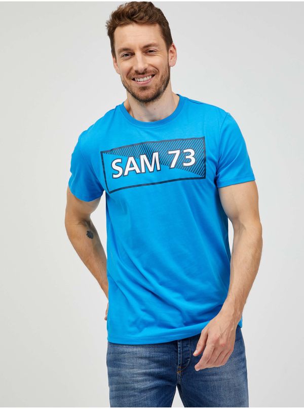 SAM73 SAM73 Blue Men's T-Shirt SAM 73 Fenri - Men