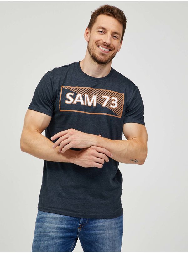 SAM73 SAM73 Dark grey Men's T-Shirt SAM 73 Fenri - Men