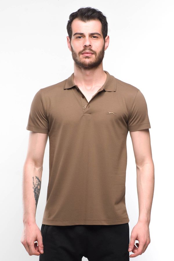 Slazenger Slazenger Sports T-Shirt - Brown - Fitted